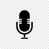 microphones, recording, audio, sound icon svg