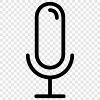Microphones, Recording, Audio, Voice icon svg