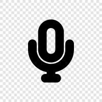 Microphones, Recording, Audio, Voice icon svg