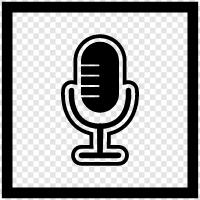 Microphones, Recording Microphone, Audio Microphone, Podcasting Microphone icon svg