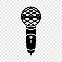 Microphones, Audio Microphones, Recording Microphones, Portable Microphones icon svg