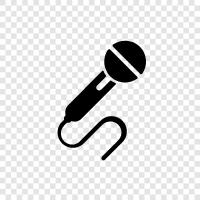 microphones, audio, sound, recording icon svg