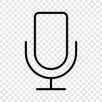 microphones, voice recorder, voice activation, dictation microphone icon svg