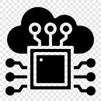 Mikroprozessor, CPUs, zentrale Verarbeitungseinheit, Mikroprozessoren symbol