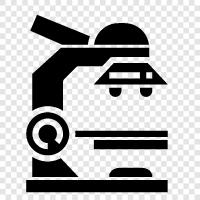 microscope, microscopes, magnifying glass, optical microscope icon svg