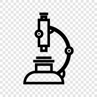 microscope, microscopic, optical, electron icon svg