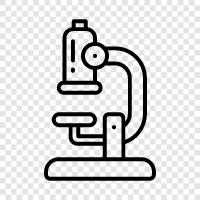 microscope, optical microscope, magnifying glass, microscope slide icon svg