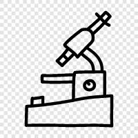 microscope, inspection, optical, magnifying icon svg