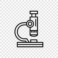 microscope, microscope equipment, microscope accessories, microscope parts icon svg