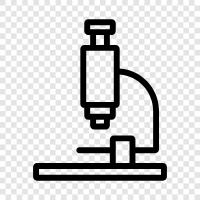 microscope, optical microscope, magnifying glass, lens icon svg