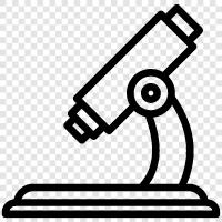 microscope, microscope equipments, optical microscope, electron microscope icon svg