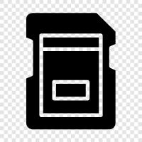 microSD Card, SDHC Card, SDXC Card, microSD icon svg