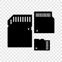 microsd cards, storage cards, digital storage, flash memory icon svg