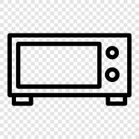 Microwave, Cooking, Food, Recipes icon svg