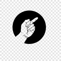 middle finger, rude, insult, mean icon svg