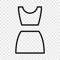 midriff, elbise, bodycon, dressy ikon svg