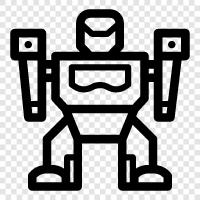 Militärroboter, Roboterkrieg, Kampfroboter, indische Militärroboter symbol