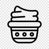 milk, cheese, sour cream, pudding icon svg