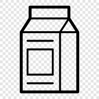 milk cartons, milk, cartons, dairy icon svg