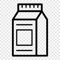 milk, carton, cardboard, recycling icon svg