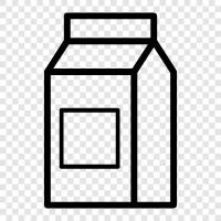 milk, carton, dairy, cardboard icon svg