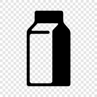 milk, carton, dairy, packaging icon svg