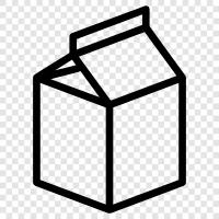 milk packaging, milk box, milk carton box, milk cartons icon svg