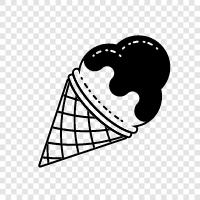 milkshake, sundae, cone, flavor icon svg