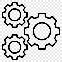 mill, millstone, millwright, machinist icon svg