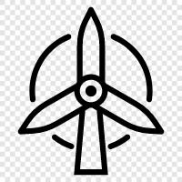 mill, wind, power, energy icon svg