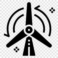 mill, wind, energy, renewable icon svg