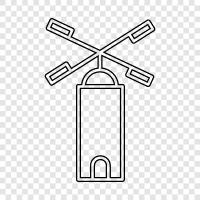 mill, turbine, energy, renewable icon svg