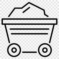 Mine Cart icon svg