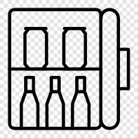 mini bar, bar, liquor, beverage icon svg