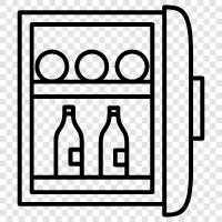 mini fridges, mini bars for apartments, mini bar for office, mini icon svg