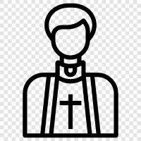 minister, cleric, priestess, ministering icon svg