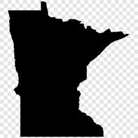 Minnesota state, Minnesota landmarks, Minnesota state parks, Minnesota lakes icon svg