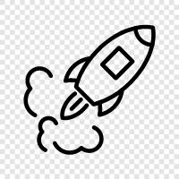 missile, launch, rockets, space icon svg