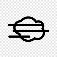 mist, foggy, smog, pollution icon svg