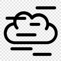 mist, clouds, precipitation, weather icon svg