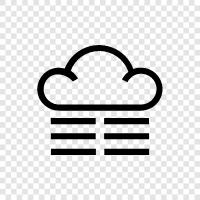 mist, rain, foggy, smog icon svg