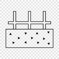 смесь, бетон, полимер, добавки Значок svg