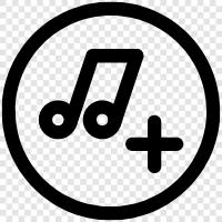 Mix Music, DJ Music, Karaoke Music, Add Music icon svg