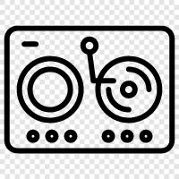 Musik mischen, live mischen, dj mischen, online Musik mischen symbol