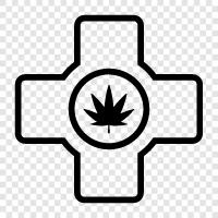 MMJ, weed, medical marijuana, treatment icon svg