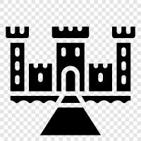 hendek, lake, İngiltere, Castle hendek ikon svg