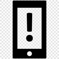 mobile alert, mobile warning system, mobile emergency notification, mobile emergency warning system icon svg