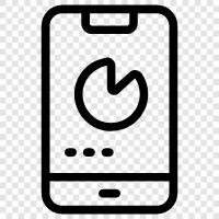 Mobile App, Mobile Marketing, Mobile Analytics, Mobile App Entwicklung symbol