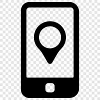 mobile apps, mobile tracking, mobile location history, mobile tracking history icon svg