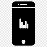 Mobile Chart, Chart, Bar, Bars icon svg